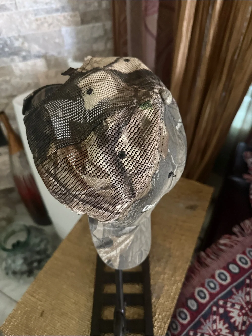 Realtree Camo Mesh Back Trucker Hat - Green/Brown/Black